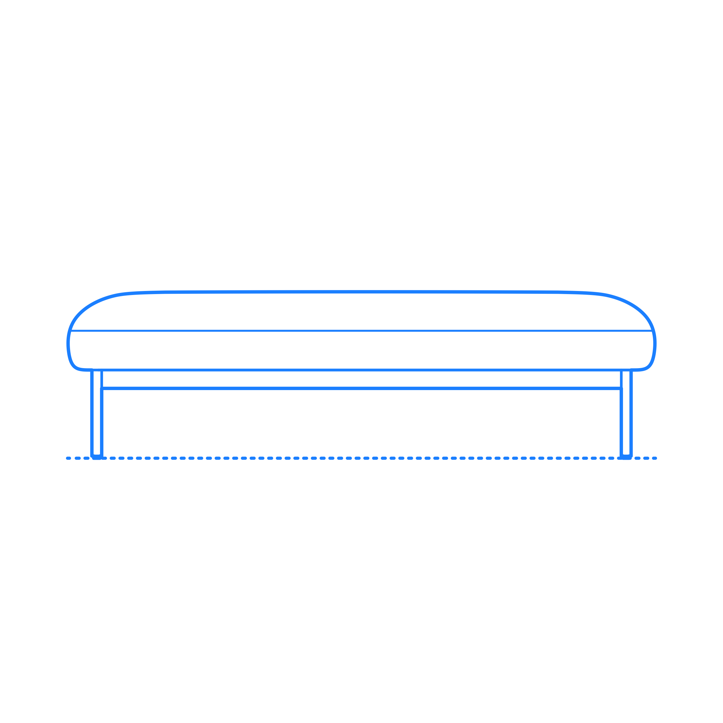 Furniture Benches Blu Dot Puff Puff Bench Icon Svg Vector Free Vectors